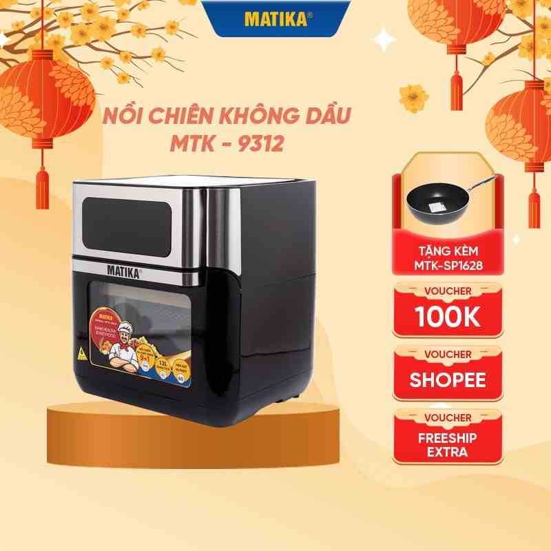 Nồi Chiên Không Dầu MATIKA 12L 1500W MTK-9312