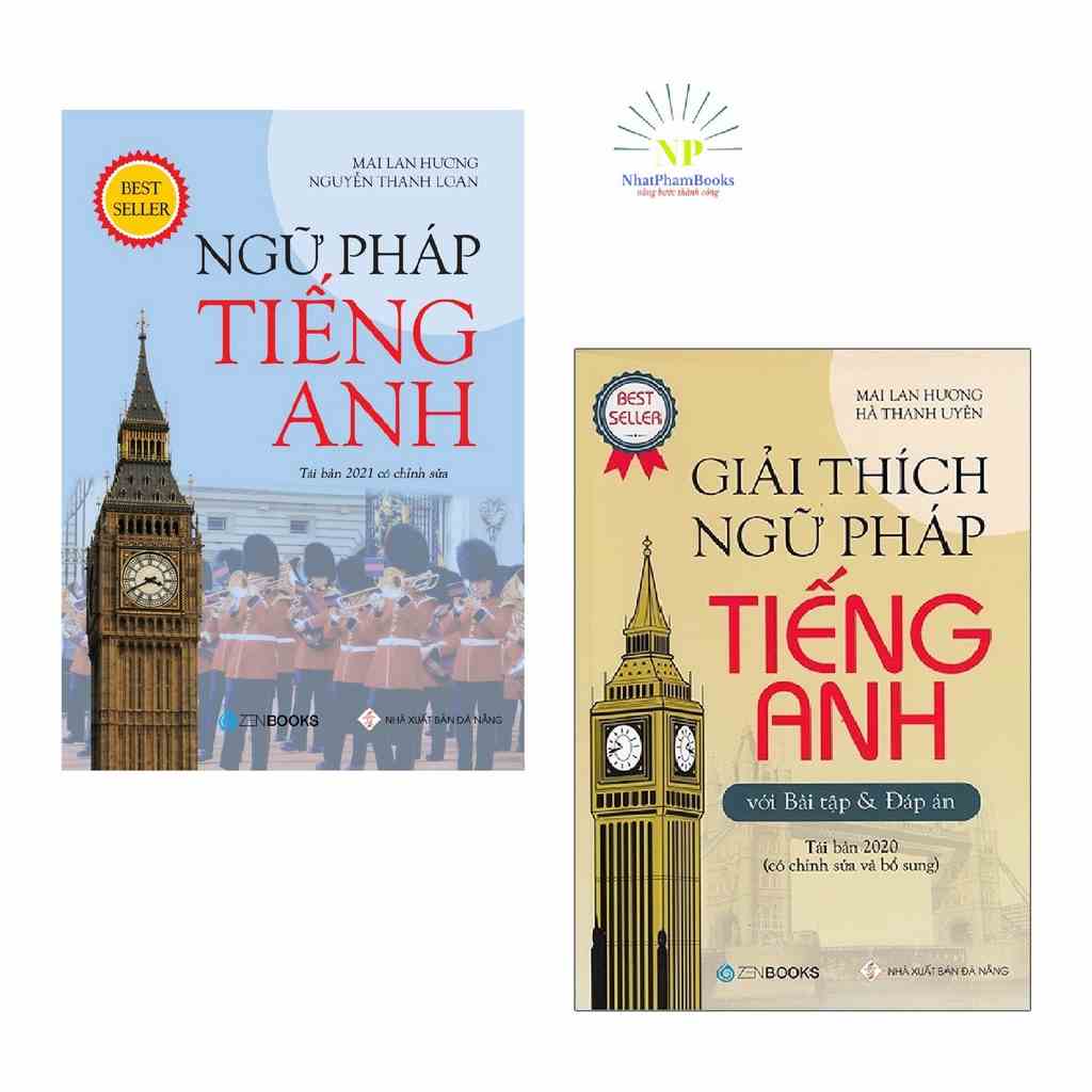 Sách - Combo Ngữ Pháp Tiếng Anh và Giải thích Ngữ Pháp Tiếng Anh Tác Giả Mai Lan Hương Tặng Kèm Bookmark