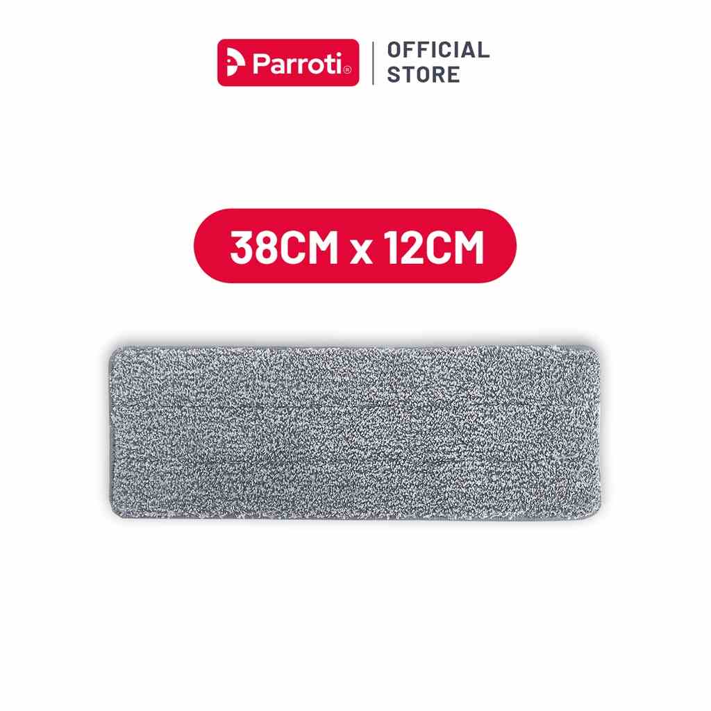 Combo 2 Miếng lau nhà 38x12cm, dùng cho bộ lau nhà size lớn Parroti Pro Max PX01