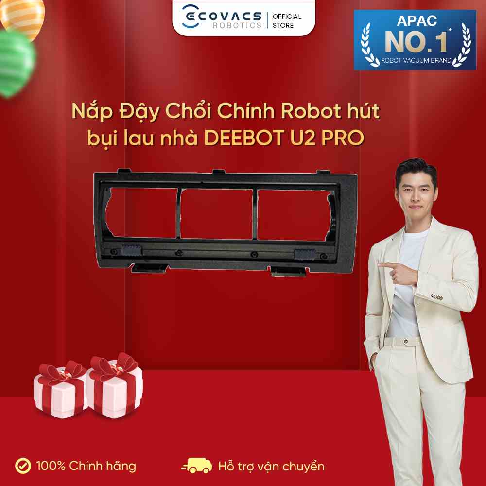 Nắp Đậy Chổi Chính Robot hút bụi lau nhà ECOVACS Deebot U2 PRO - Hàng Chính Hãng