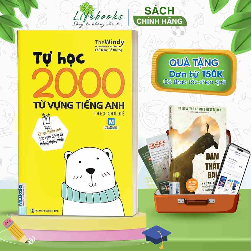 Sách - Tự học 2000 từ vựng tiếng Anh theo chủ đề (khổ nhỏ)