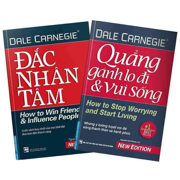 [Mã BMLTB35 giảm đến 35K đơn 99K] Sách - Đắc Nhân Tâm Và Quẳng Gánh Lo Đi Và Vui Sống (Bộ 2 Cuốn)