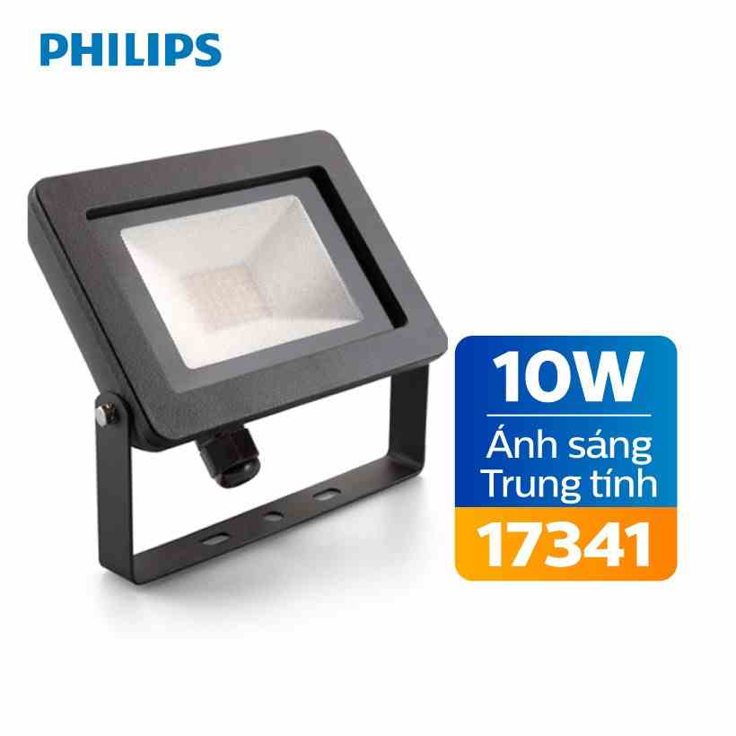 [Mã BMLTA35 giảm đến 35K đơn 99K] Đèn pha LED Philips My Garden 17341 10W 4000K- Ánh sáng trung tính