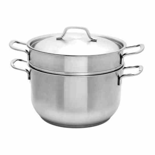 [Mã BMLTA35 giảm đến 35K đơn 99K] Bộ nồi xửng inox 3 đáy nắp inox 24cm FIVESTAR ST24-3D