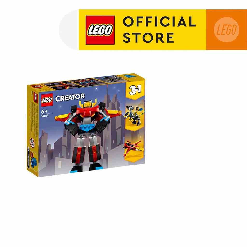 [Mã LIFEMC06CBAU giảm 50k đơn 350k] LEGO Creator 3in1 31124 Siêu Rô Bốt (159 chi tiết)