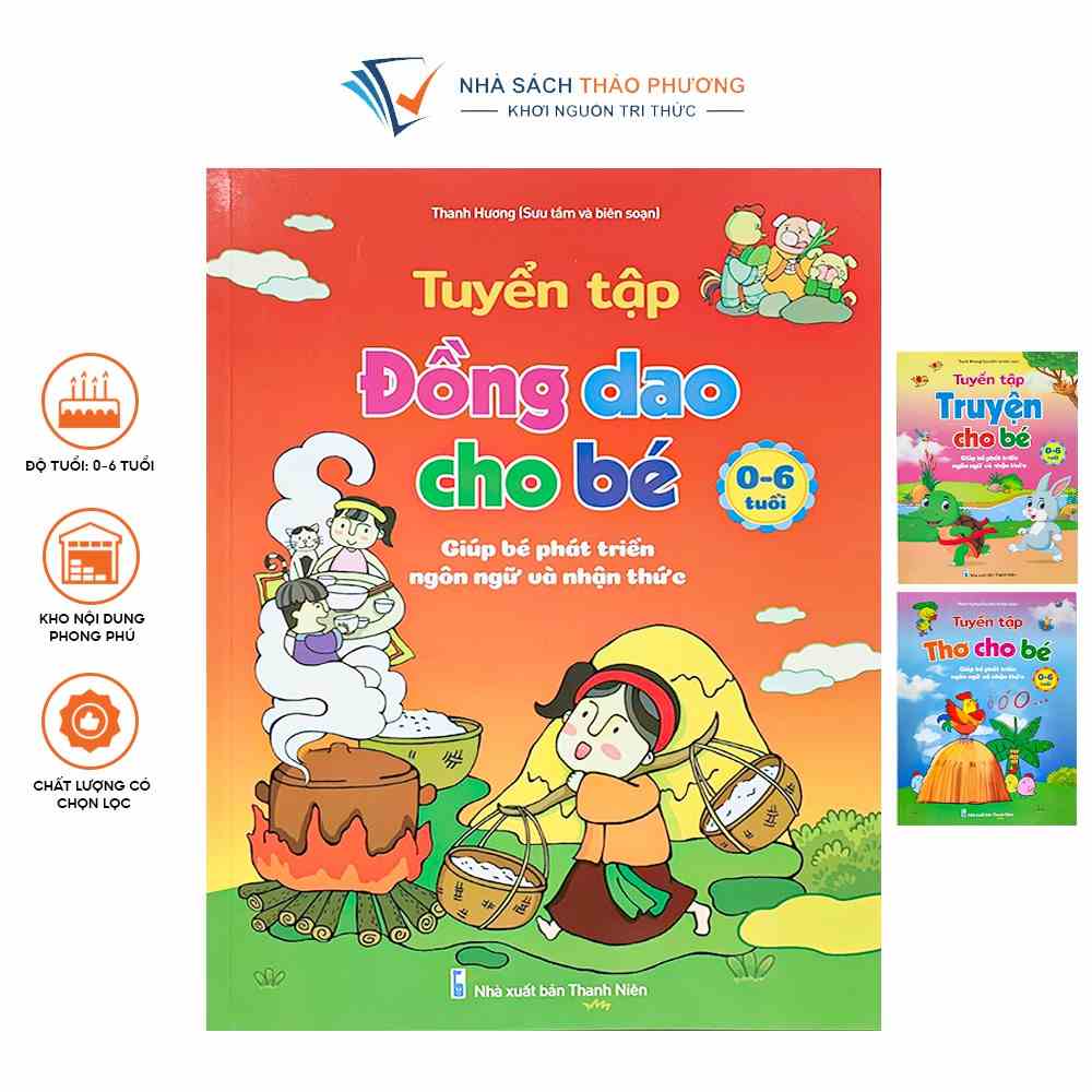 Sách - Tuyển tập truyện - thơ - đồng dao phát triển khả năng nói cho bé 0-6 tuổi