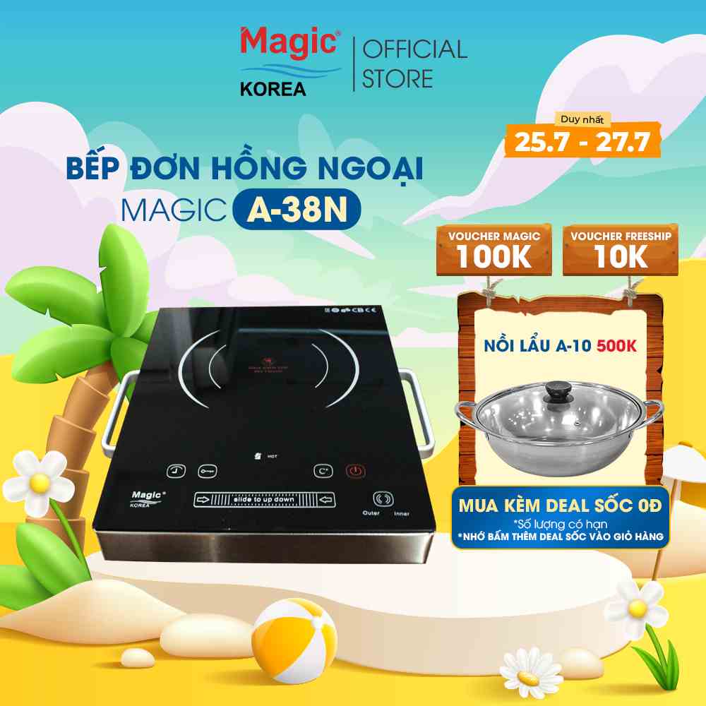 Bếp điện hồng ngoại cảm ứng Magic A38N