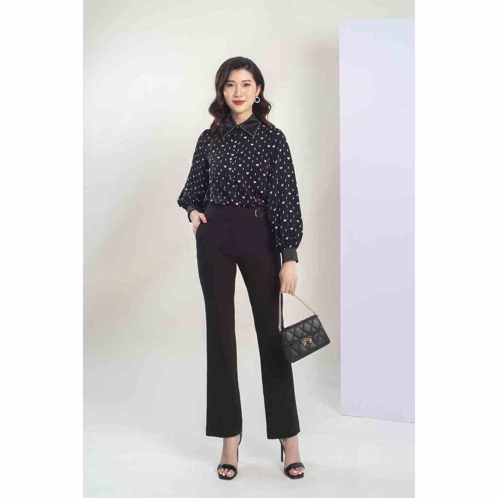 [Mã BMLTB35 giảm đến 35K đơn 99K] Quần Cơ Bản Đính Hình ngũ giác MMOutfit M-QU021220008