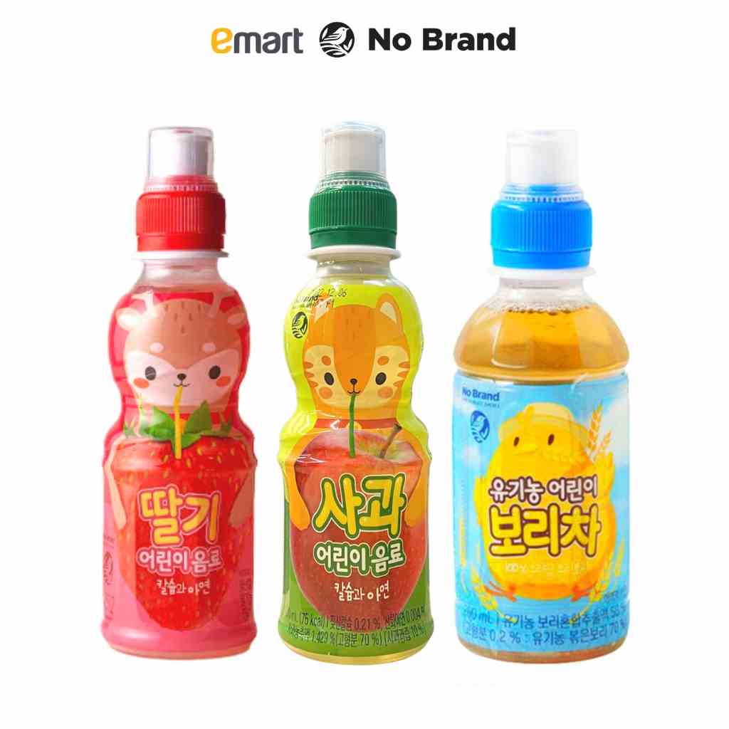 Nước Giải Khát Vị Trái Cây Dành Cho Trẻ Em No Brand Chai 200ml - Emart VN