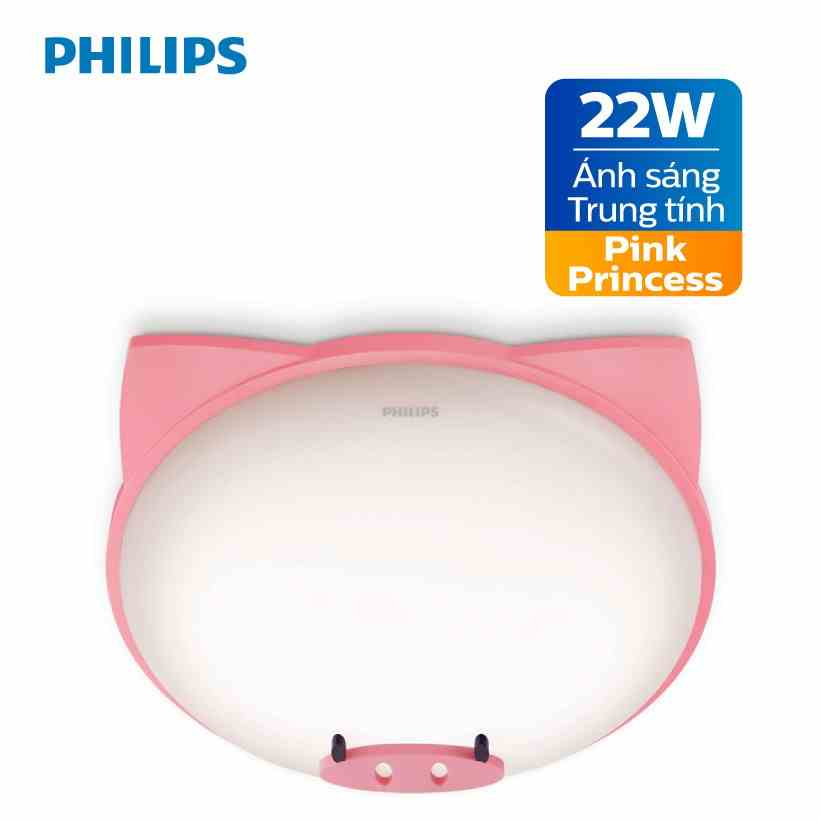 [Mã BMLTA35 giảm đến 35K đơn 99K] Đèn trần phòng trẻ em Philips LED Pig 62237 22W