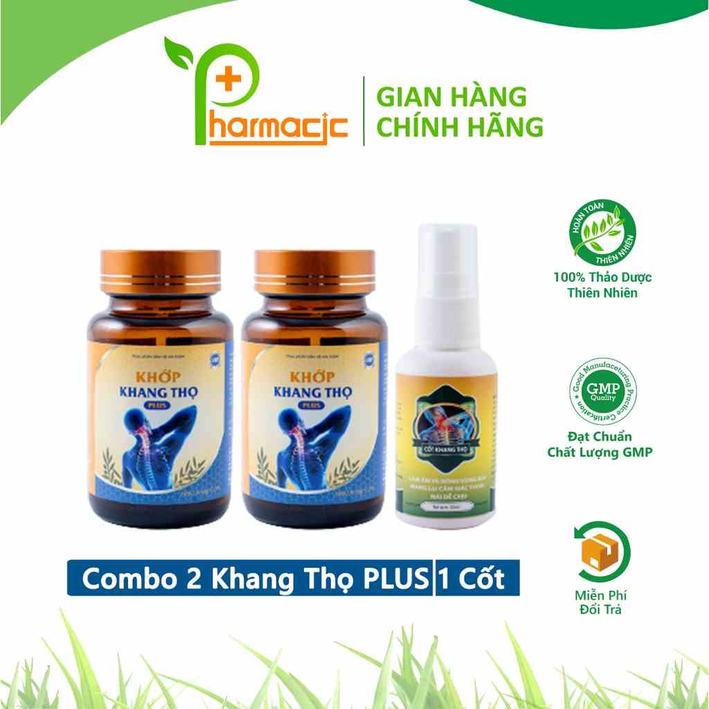 Combo 2 Khớp KHANG THỌ PLUS và 1 Cốt KHANG THỌ - Giải Pháp Cho Người Bệnh Xương Khớp