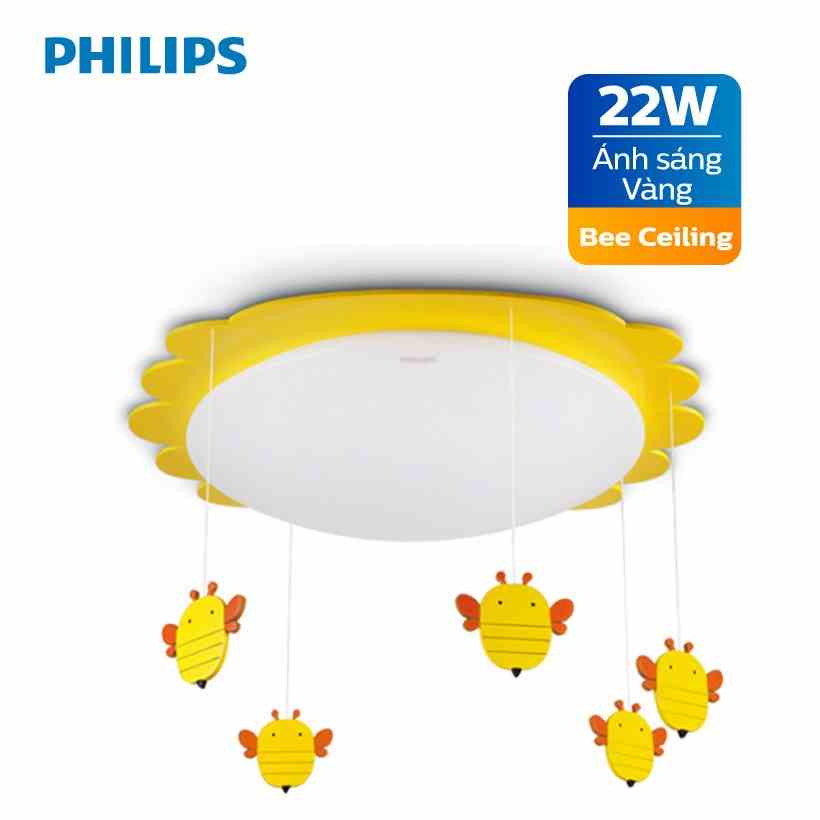 [Mã BMLTA35 giảm đến 35K đơn 99K] Đèn trần phòng trẻ em Philips LED Bee 77505 22W