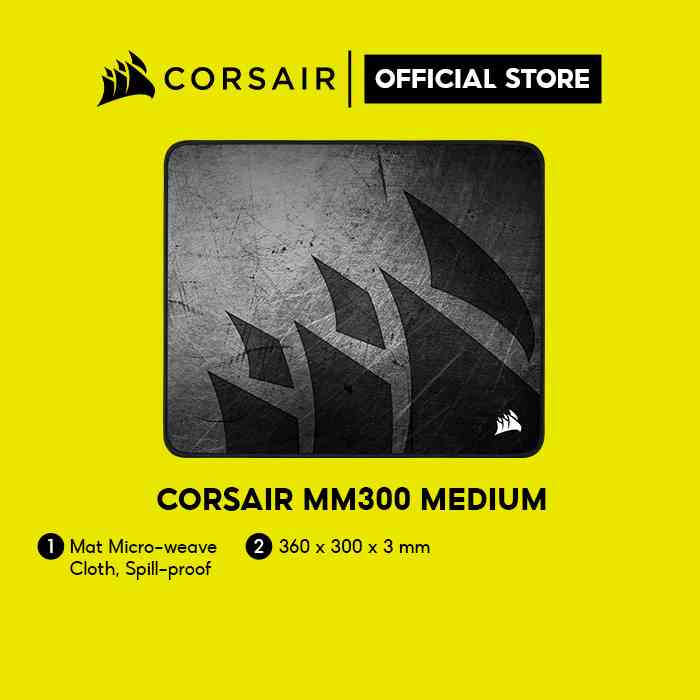 [Mã ELCL7 giảm 7% đơn 300K] Bàn di chuột Corsair MM300 Medium CH-9413631-WW