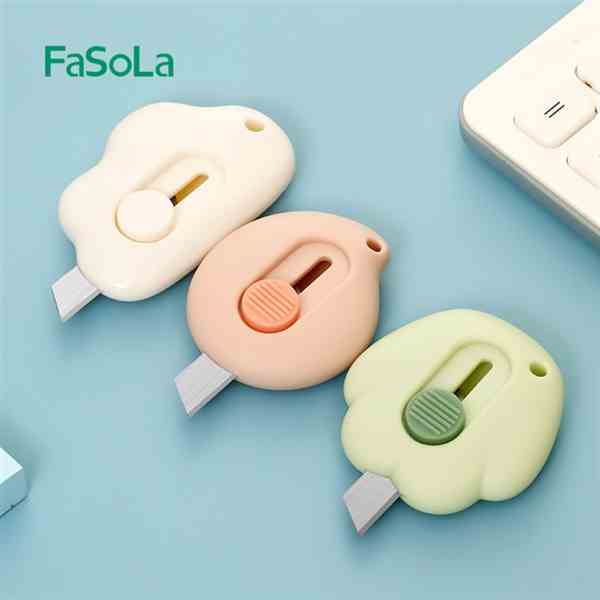 [Mã BMLTB200 giảm đến 100K đơn 499K] Dao rọc giấy mini dễ thương tiện dụng FASOLA FSLDZ-533