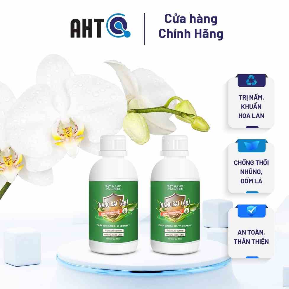 Nano bạc Nano Xgreen cung cấp dưỡng chất, tăng đề khoáng, hỗ trợ cho cây có triệu chứng vàng lá, thối rễ (combo 100ml)