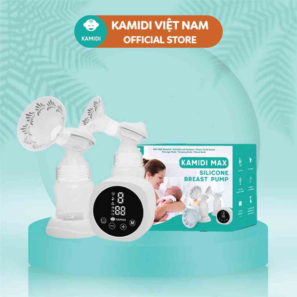 Máy Hút Sữa Điện Đôi Silicone Kamidi Max Cao Cấp