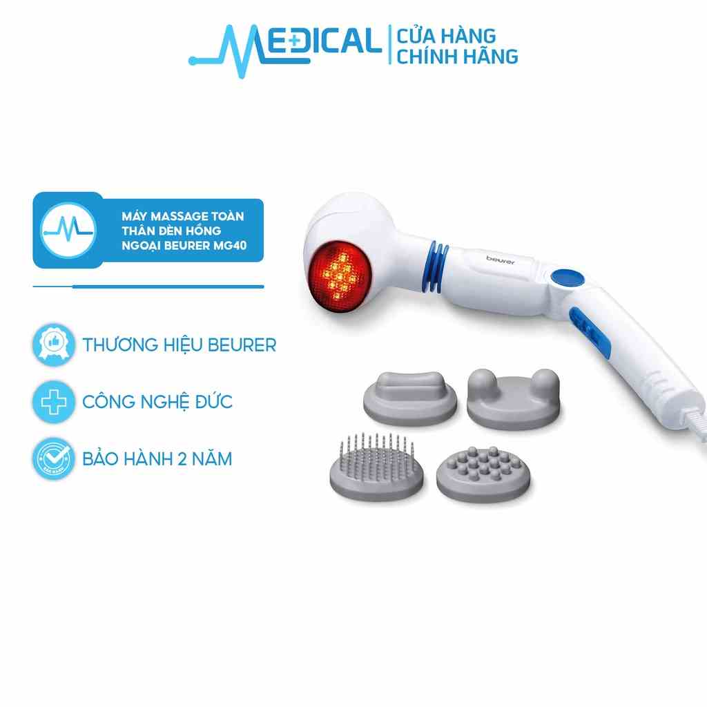 Máy massage toàn thân BEURER MG40 sử dụng đèn hồng ngoại cao cấp - MEDICAL