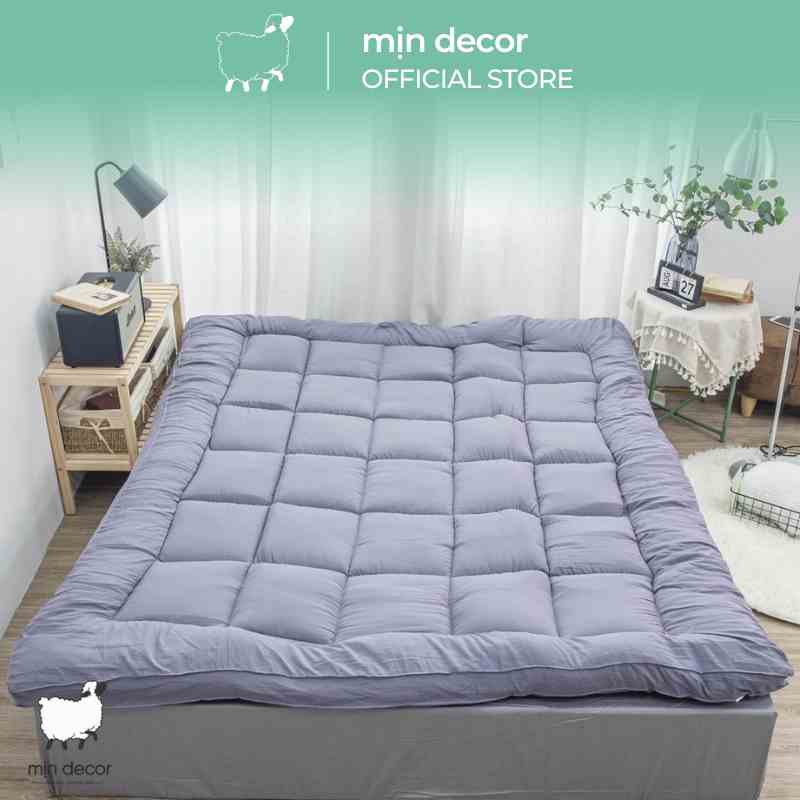 [Mã BMLTA35 giảm đến 35K đơn 99K] Nệm topper mềm mại Mịn Decor cao 5-7cm thoáng mát cao cấp