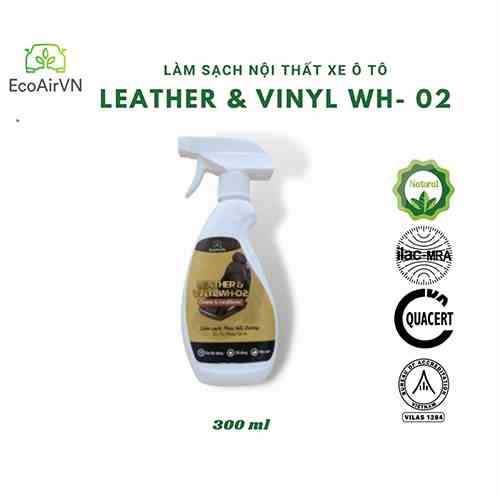 Dung dịch vệ sinh nội thất ô tô Leather & Vinyl WH- 02 100 ml- EcoAirVN- LifetechStore