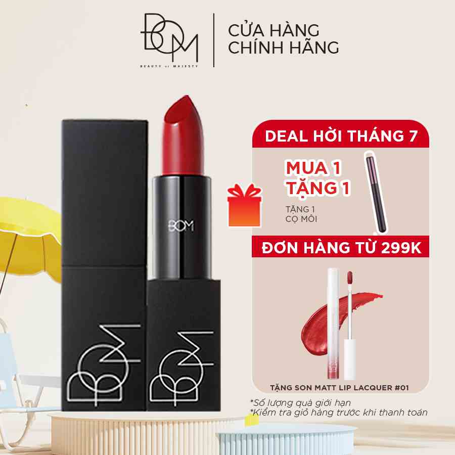 [Mã BMLTB35 giảm đến 35K đơn 99K] Son Thỏi Lì Siêu Mịn BOM My Lipstick 3.5g