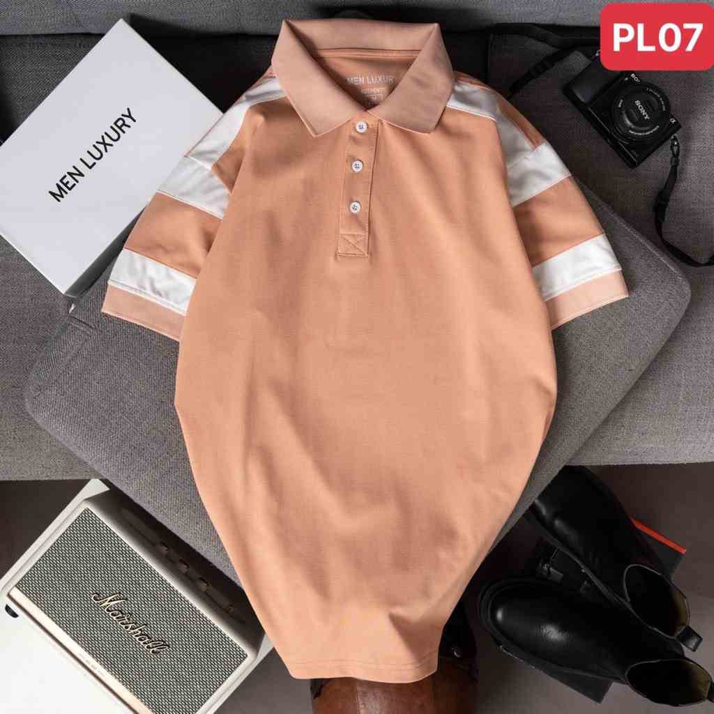 Áo nam polo MEN LUXURY phông có cổ chất cotton cao cấp, đứng form tôn dáng thiết kế trẻ trung hiện đại