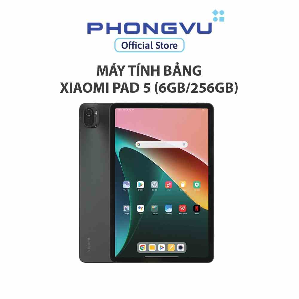 Máy tính bảng Xiaomi Pad 5 (6GB/256GB) (Xám) - Bảo hành 18 tháng