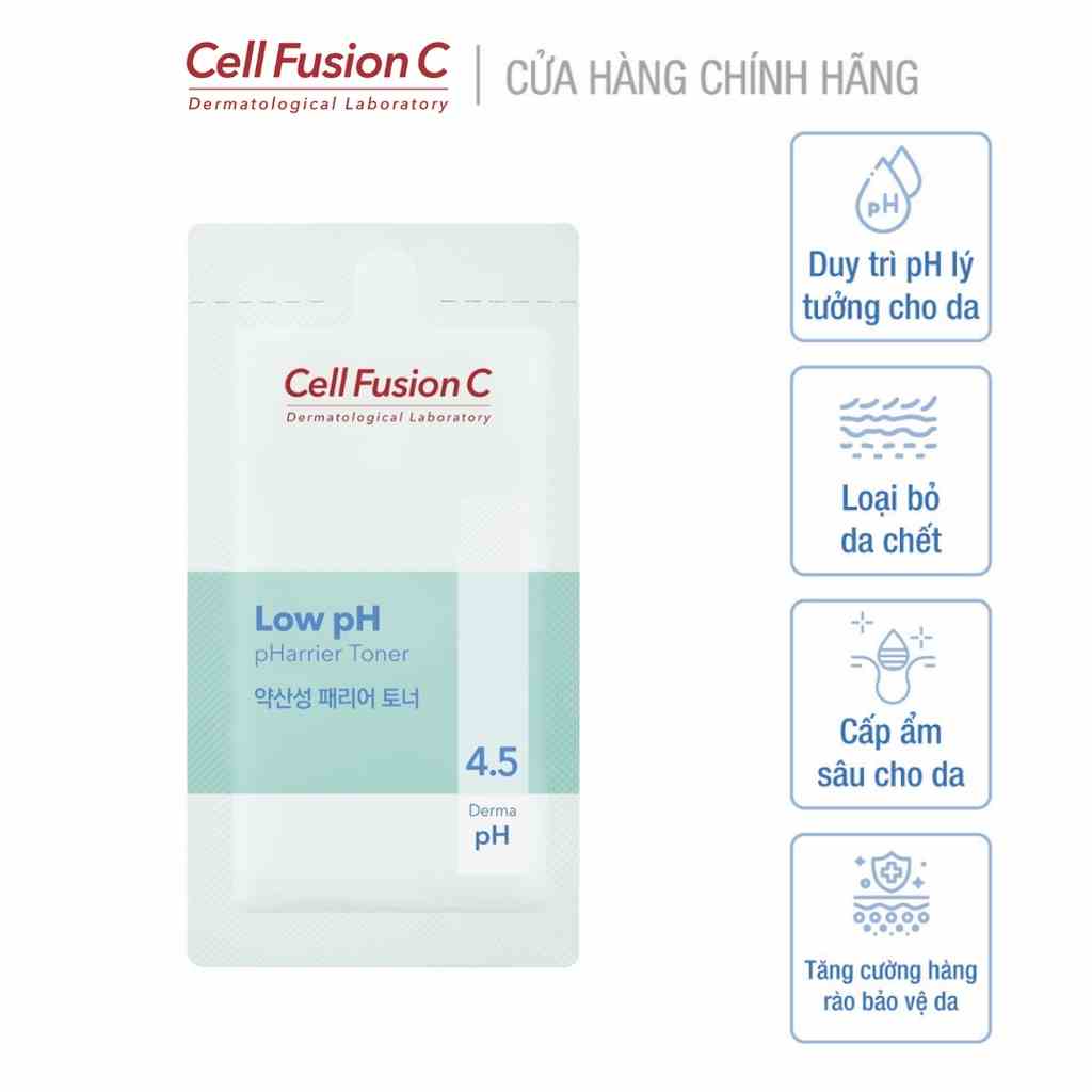 [SAMPLE 2ML] Nước Cân Bằng Cấp Ẩm Tăng Cường Hàng Rào Bảo Vệ Da Cell Fusion C Low pH Pharrier Toner (2ml)