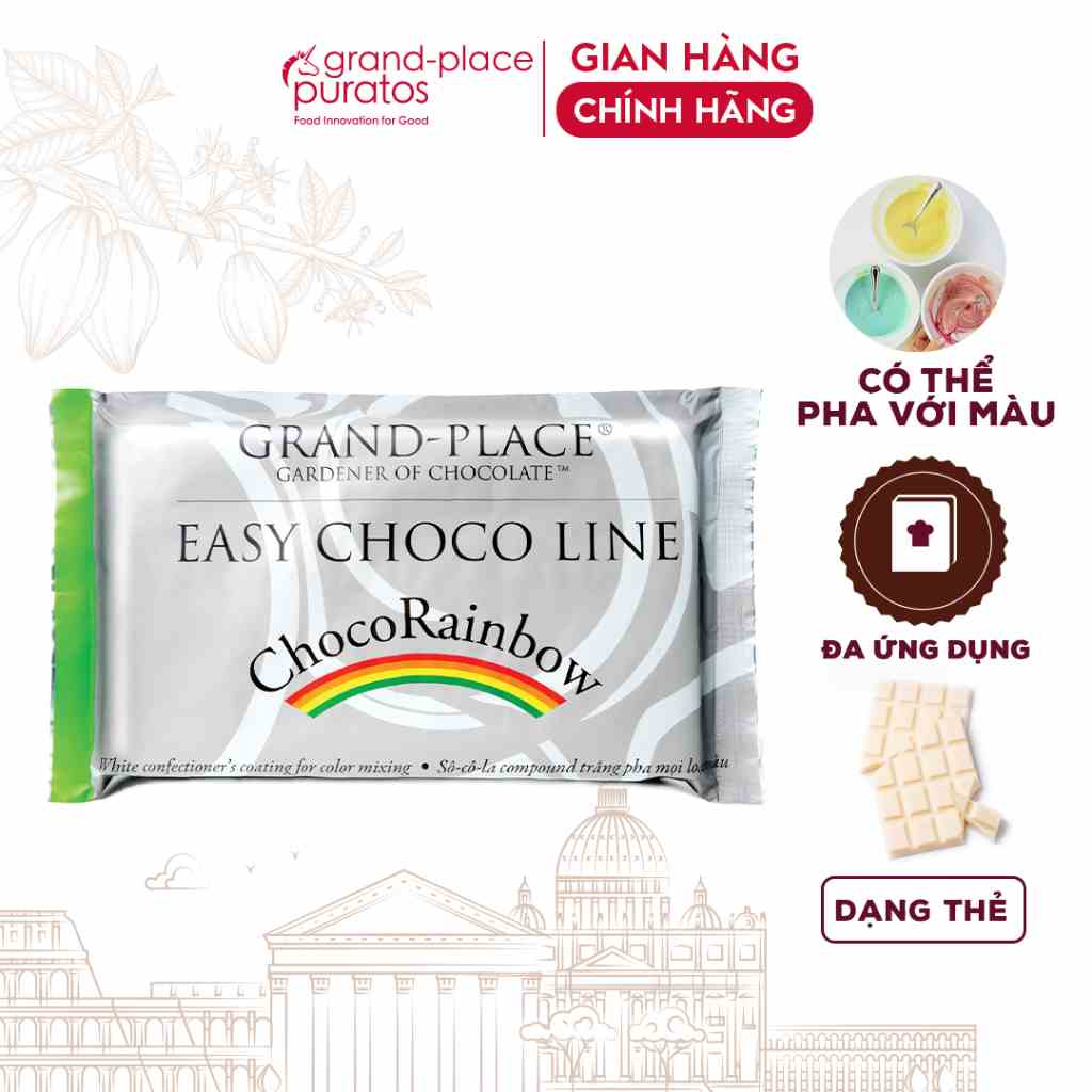 Socola Compound Chocorainbow Puratos Grand-Place VN-1kg-Gpw-019.1Kg-4116209