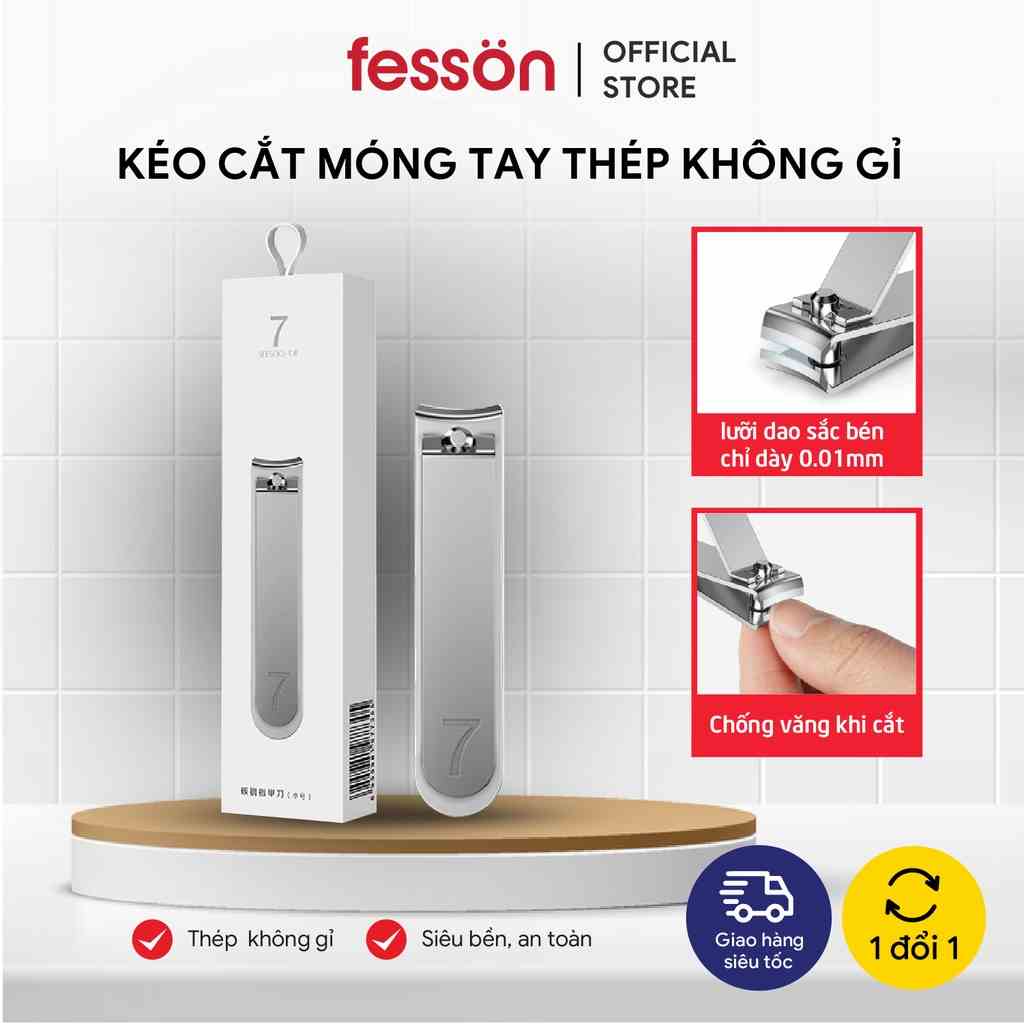 Bấm Móng Tay Bằng Thép Không Gỉ Fesson