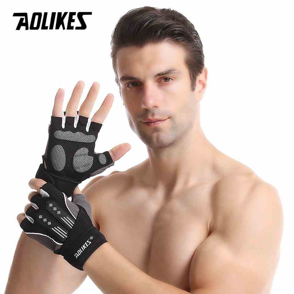 [Mã BMLTA35 giảm đến 35K đơn 99K] Găng tay thể thao AOLIKES A-115 tập gym, đạp xe Fitness gloves