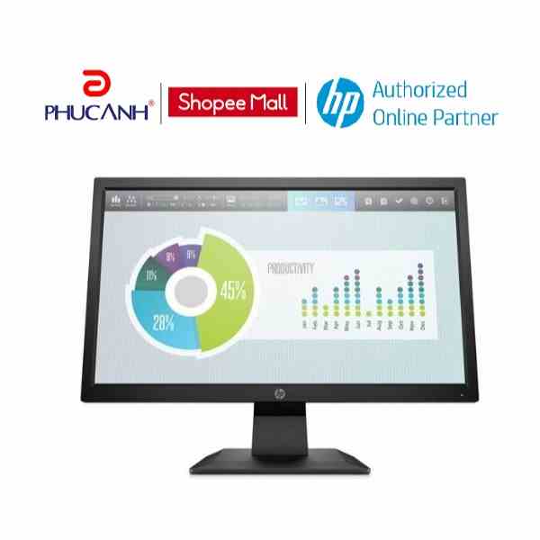 Màn hình máy tính HP P204V 19.5Inch 5RD66AA, Hàng chính hãng