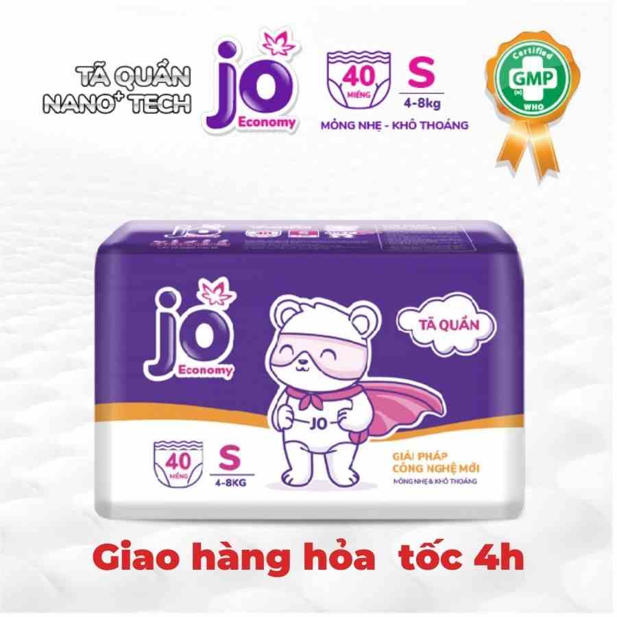 [Mã BMLTB35 giảm đến 35K đơn 99K] (New - Tặng 4 miếng cùng loại) Tã quần JO Economy size S40/M72/L66/XL60/XXL54