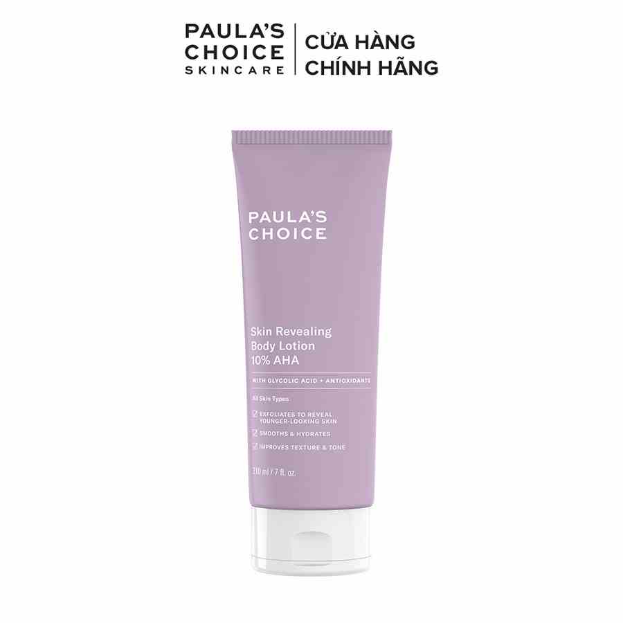 Kem dưỡng thể làm sáng Paulas Choice Skin Revealing Body Lotion 10% AHA 210ml 5900.1