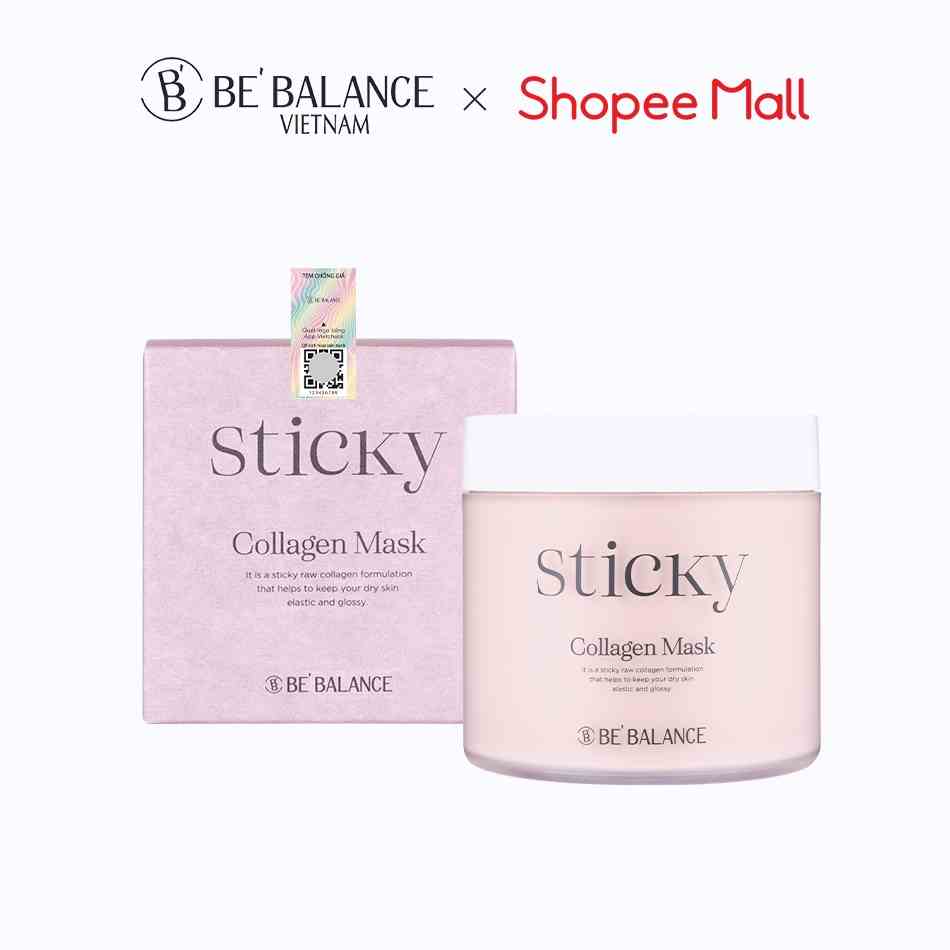 Mặt nạ BEBALANCE Sticky Collagen Mask 200g