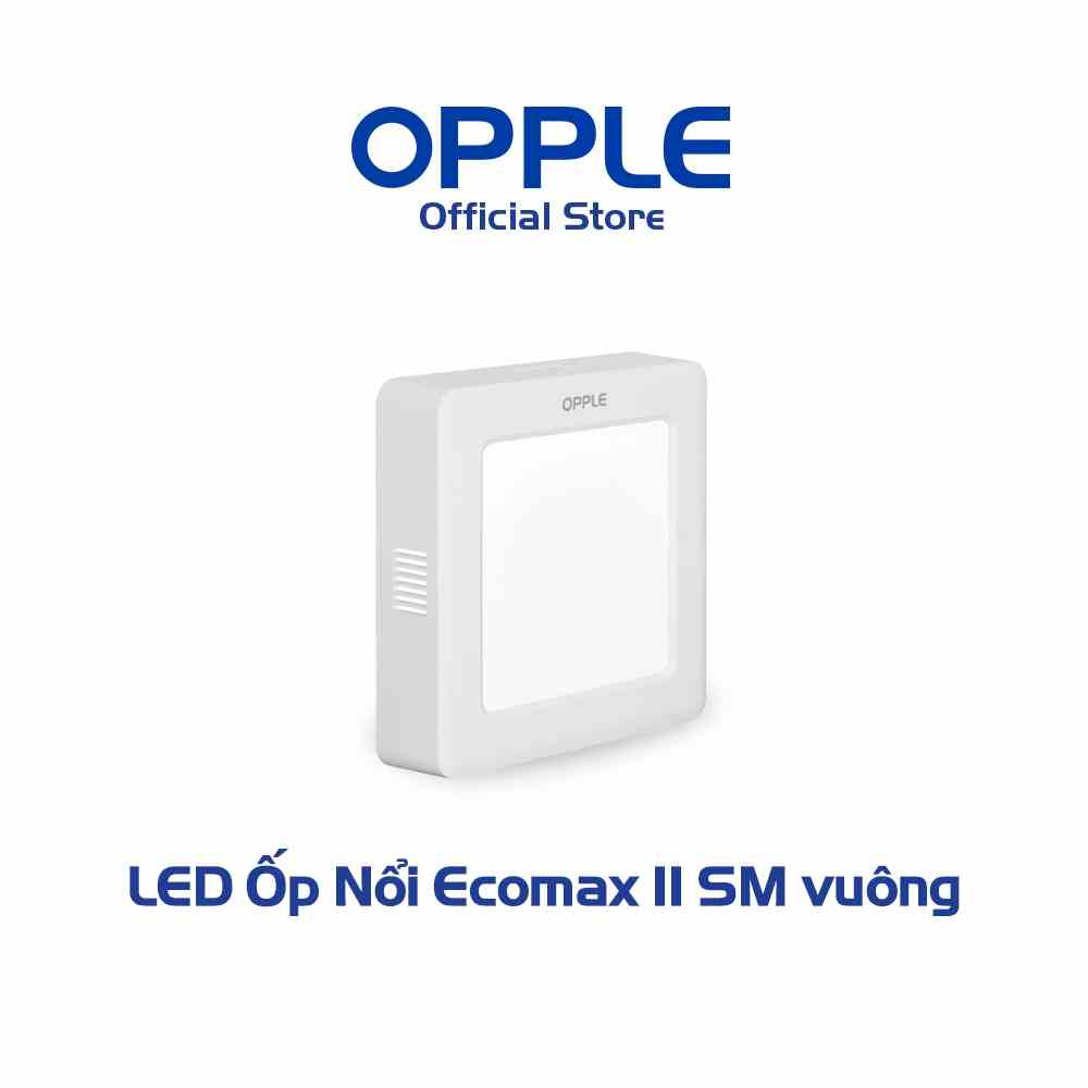 Bộ Đèn Ốp Nổi Vuông OPPLE LED Slim Downlight Ecomax SM - Thiết Kế Đẹp Mắt, Hiệu Suất Sáng Cao