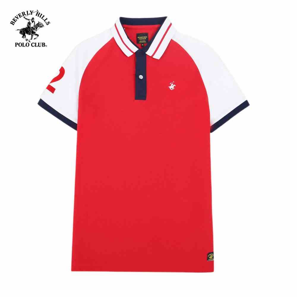 [Mã BMLTB35 giảm đến 35K đơn 99K] Beverly Hills Polo Club - Áo polo Ngắn tay Nam Slim Fit Đỏ RD- BHPC PMSSW21TL016