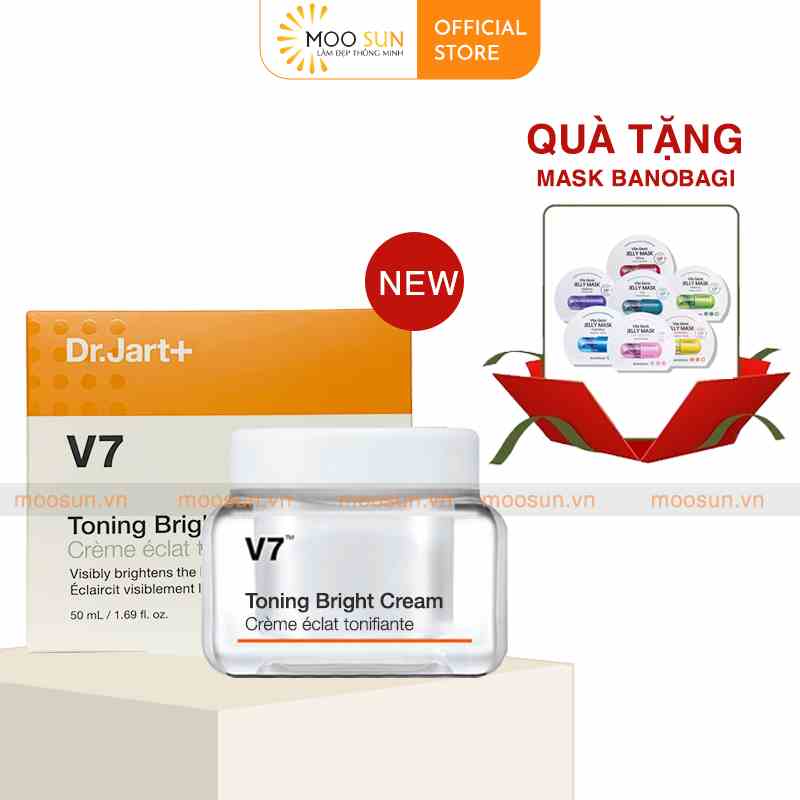 Kem dưỡng trắng tái tạo da V7 Toning Light Dr.Jart+ Hàn Quốc 15ml/50ml