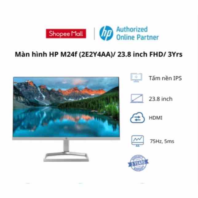 [Mã BMLTA35 giảm đến 35K đơn 99K] Màn hình vi tính HP M24f 23.8