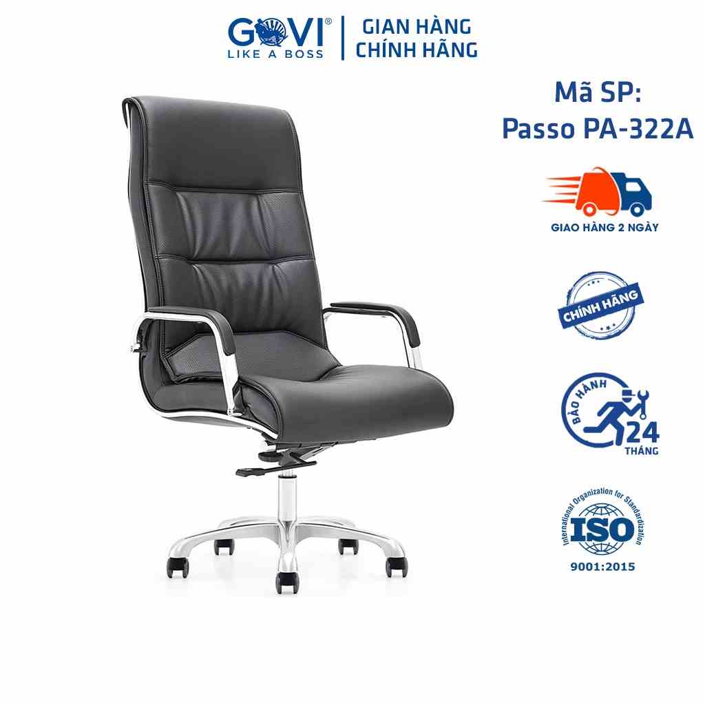 Ghế lãnh đạo GOVI Passo PA-322A Da PU cao cấp