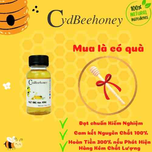 Mật Ong Hoa Hoa Rừng Nguyên Chất, Tăng Cường Đề Kháng , Sức Khỏe, Làm Đẹp  CvdBeehoney 125g