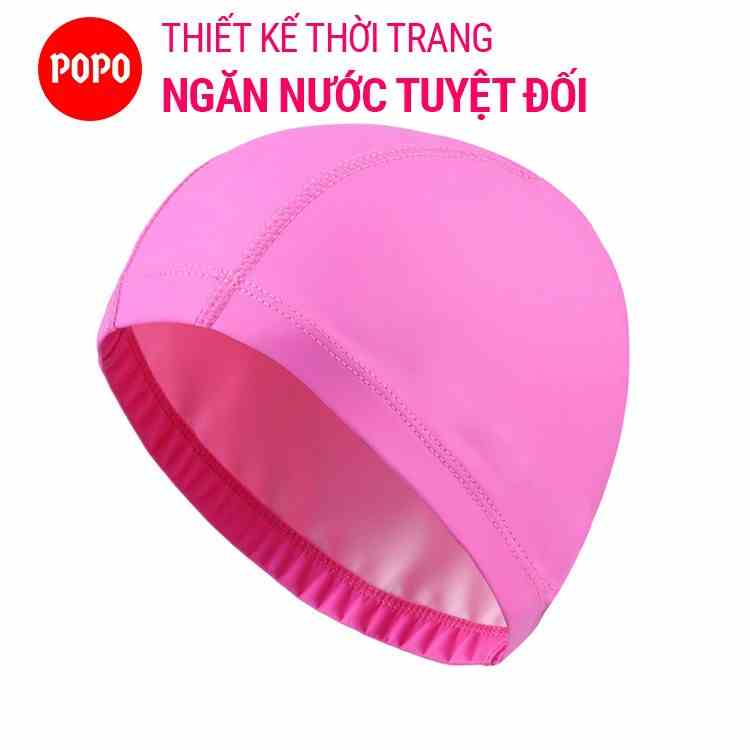 Mũ bơi nữ chất vải Spandex POPO CA36