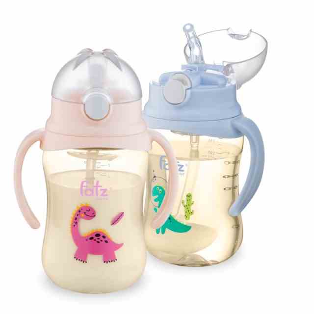 Bình uống nước Fatzbaby tritan bật hút với phao 360 độ 250ml FB0250N V681