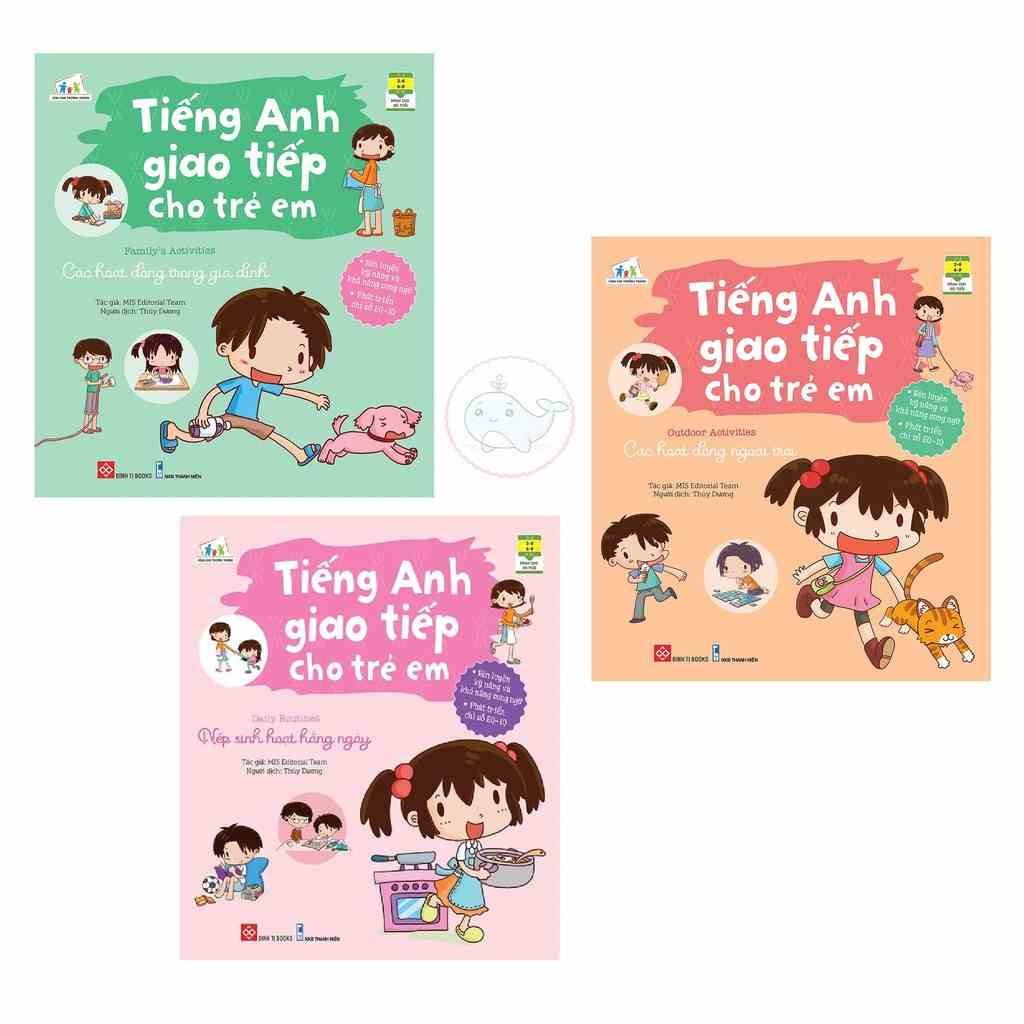 Sách - Combo Tiếng Anh giao tiếp cho trẻ em 3 cuốn