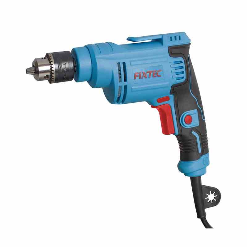 [ Tặng MGG 150K ] Máy khoan điện cầm tay FIXTEC FED40010 có đảo chiều, đầu kẹp 10mm