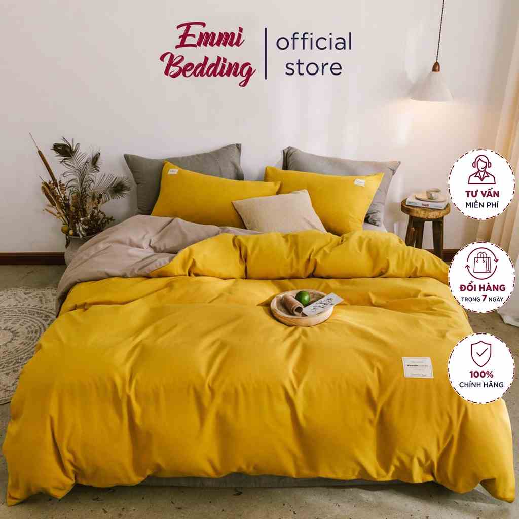 [Mã BMLTB35 giảm đến 35K đơn 99K] Bộ Chăn,Ga,Gối Cotton tici Emmibedding