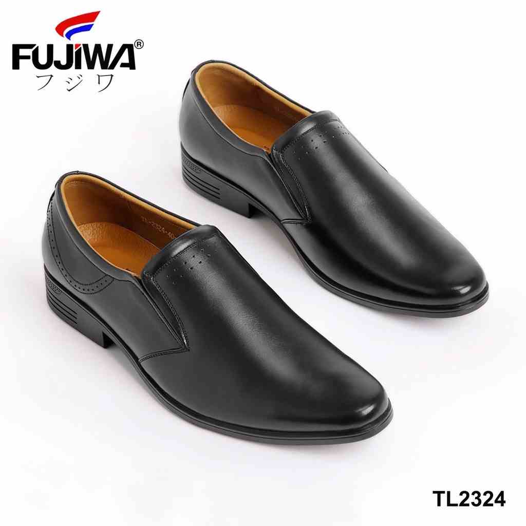 Giày Tây Nam Da Bò FUJIWA - TL2324. Da Thật, Đế Cao Su. Được Đóng Thủ Công (Handmade). Có Size:  38, 39, 40, 41, 42, 43