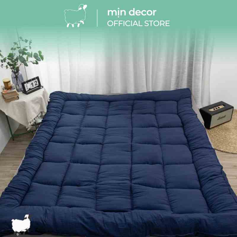 [Mã BMLTB35 giảm đến 35K đơn 99K] Đệm topper dày 5-7cm Mịn Decor mềm mại thoáng mát có chun 4 góc nhiều màu sắc