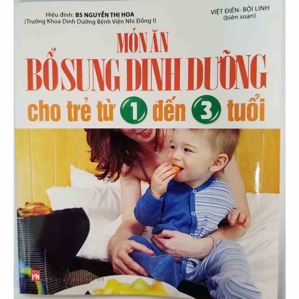 [Mã BMLTB35 giảm đến 35K đơn 99K] Sách- Món ăn bổ sung dinh dưỡng cho trẻ từ 1 đến 3 tuổi