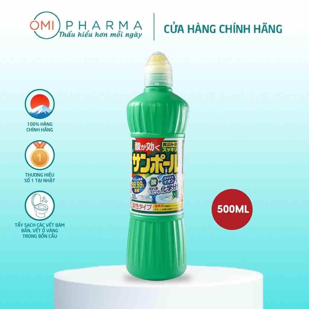 Nước Tẩy Rửa Bồn Cầu Kincho Nhật Bản (Chai 500ml)