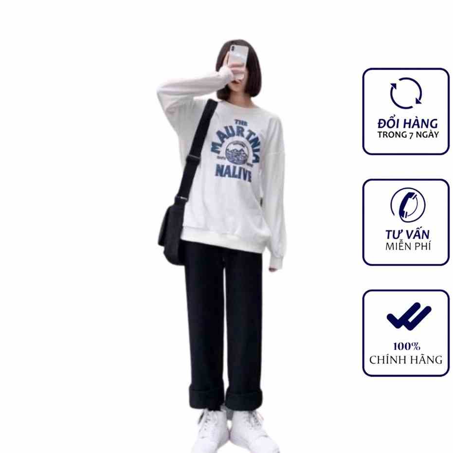 Quần Jeans Baggy Màu Đen Ống Xuông rộng Dành Cho Nam Nữ hottrend hàn quốc Năm Nay Unisex JEAGOVN